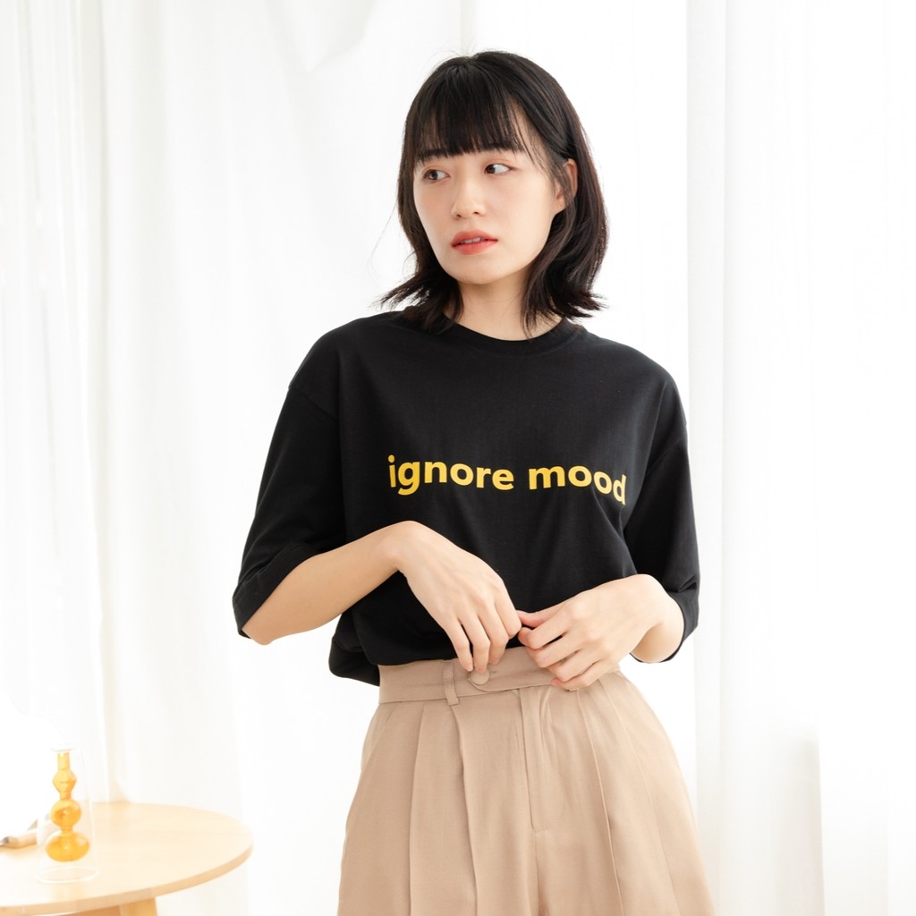 new-amity-ignore-mood-t-shirt-เสื้อยืด-เสื้อตัวใหญ่-เสื้้อเกาหลี