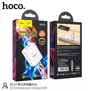 Hoco DC13 Set Single Port Charger 2.4A ชุดหัวชาร์จพร้อมสายชาร์จ สำหรับ iP/Micro USB/Type C ใช้งานง่าย พกพาได้สะดวก คุณภา