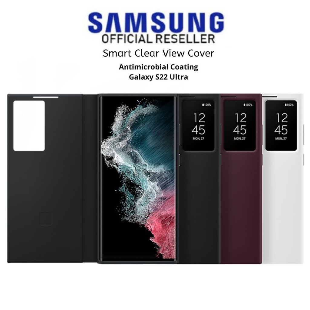 Galaxy S22 ULTRA SMART CLEAR VIEW COVER ของแท้ SAMSUNG อุปกรณ์เสริม ...