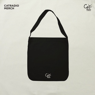 กระเป๋าผ้าแคนวาส Cat Radio (โลโก้เล็ก)