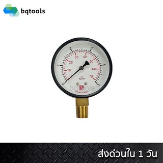 เกจวัดแรงดัน (Pressure Gauge) หน้าปัด 3 นิ้ว เกลียว 3/8" เกลียวล่าง (สินค้าไต้หวันแท้) ยี่ห้อ Pro-Instrument และ Birch