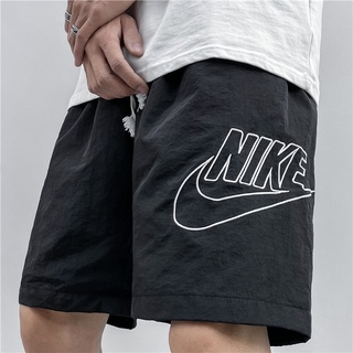 ภาพหน้าปกสินค้า[พร้อมส่ง] Nike กางเกงขาสั้นลําลอง ปักลายโลโก้ สําหรับผู้ชาย ที่เกี่ยวข้อง