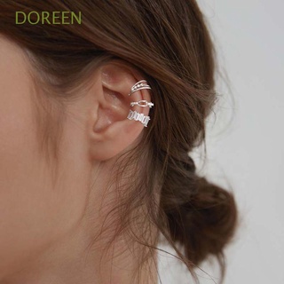 Doreen เครื่องประดับต่างหูแบบหลายชั้นสไตล์พังก์แฟชั่นสําหรับผู้หญิง S925