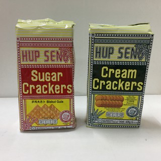 Hup Seng Crackers (Sugar / Cream) ขนมปังกรอบ (น้ำตาล / ครีม)  ตรา ปิงปอง 428 กรัม