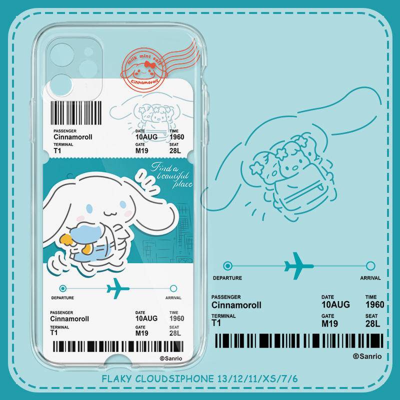 sanrio-เคสโทรศัพท์มือถือ-ลายการ์ตูนสุนัขชินนาม่อน-คุโรมิ-และมายเมโลดี้-สําหรับ-ไอโฟน-6p-6splus-7-8-se-7p-8plus-x-xs-xsmax-11-11pro-11promax-13-12-pro-max