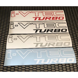สินค้า i-VTEC TURBO  Ver.2 สติกเกอร์ ORACAL สติกเกอร์แต่งรถ สติกเกอร์Honda **หากต้องการซื้อคู่ ให้กดซื้อ 2 แผ่น**