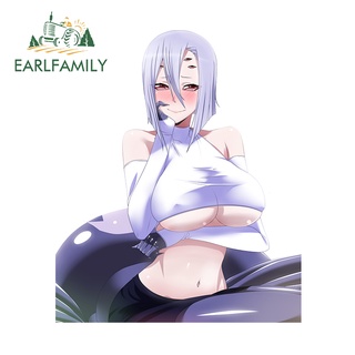 Earlfamily สติกเกอร์ลายการ์ตูน Miia Monster Musume กันน้ํา สําหรับติดตกแต่งหน้าต่างรถยนต์ แล็ปท็อป 13 ซม. x 10.3 ซม.