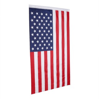 ธงชาติอเมริกาโพลีเอสเตอร์ขนาด 5x3 ฟุต 90x150 ซม.