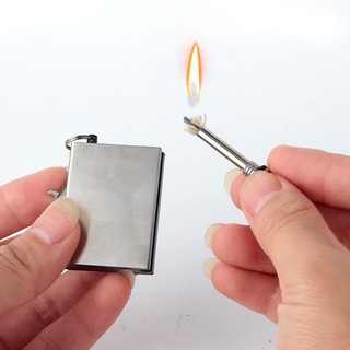 ภาพขนาดย่อของสินค้าPBE  พร้อมส่งค่ะ พวงกุญแจไม้ขีดไฟเหล็ก ไม้ขีดเหล็ก ไม้ขีดไฟโบราณ(เติมน้ำมันเอง)