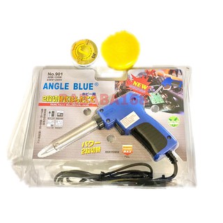 หัวแร้ง (Angle Blue No.901) Soldering Iron 40W-150W 220-240V ของแท้ อย่างดี แถมฟรี น้ำยาบัดกรี ตลับเหลือง +ตะกั่ว