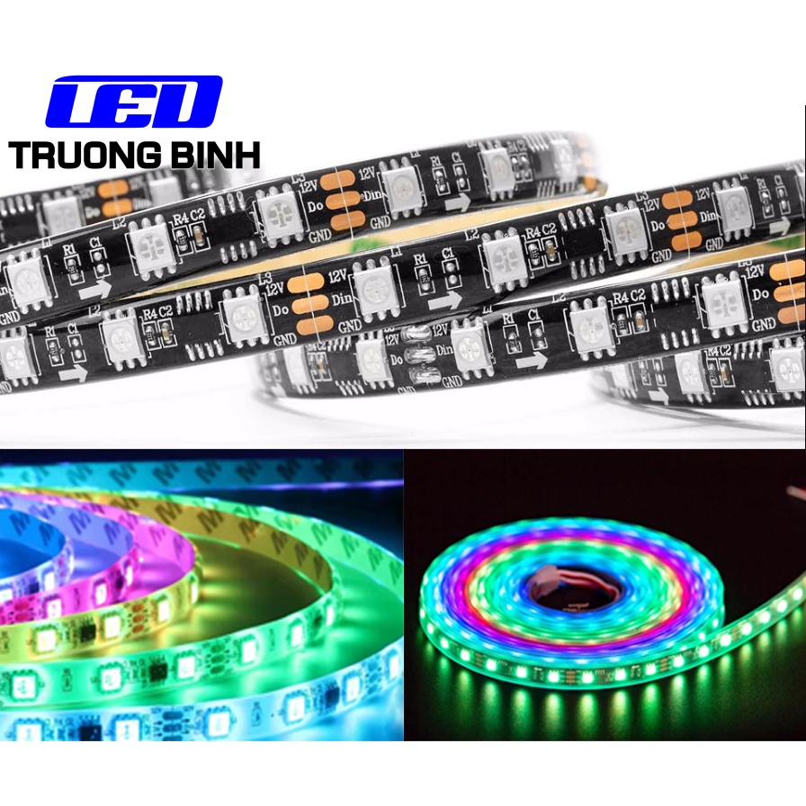 ไฟ LED เต็มรูปแบบ WS2811 UCS1903 60LED/1 เมตรสายไฟ 12V VOLTAGE | Shopee ...