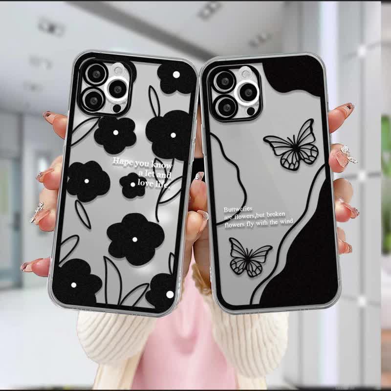 เคส-oppo-a57-a55-a7-a5-a9-a31-a53-a33-2020-a15-a54-a5s-a3s-a76-a96-a16-a95-a77s-a12-a1k-a16e-a16k-a54s-reno-7-5-4-6-8-เกาหลี-ดอกไม้-หน้ายิ้ม-น่ารัก-ขอบหยัก-นิ่ม-เคส