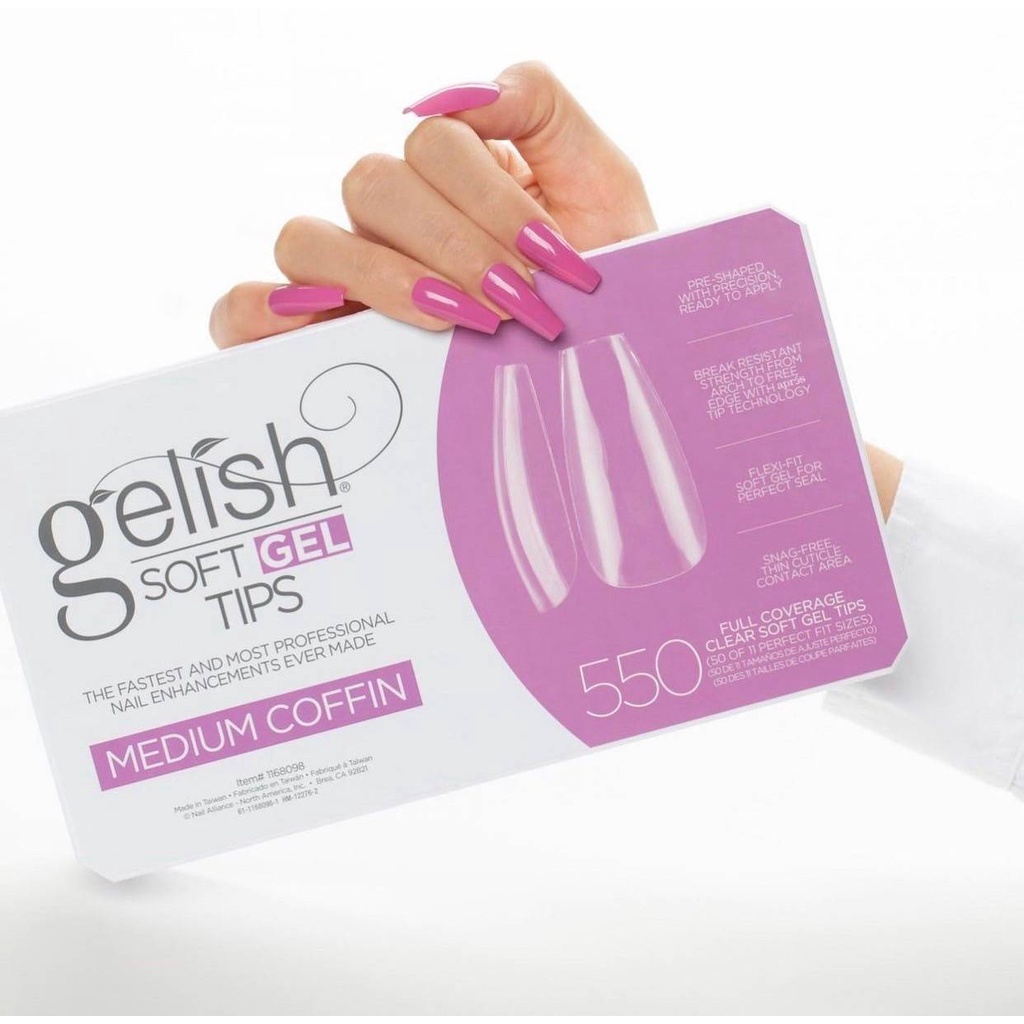 gelish-soft-get-tips-500-pcs-in-box-ทิปซอร์ฟเจล-สำเร็จรูปพร้อมใช้-ดีไซนด์ทรงสมบูรณ์แบบ-ขึ้นรูปจากซอร์ฟเจล-ทน-ไม่หัก