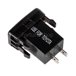 USB 2 port ชาร์จเจอร์ 3.1 A + Volt meter วัดสภาพแบตเตอร์รี่ วัดสภาพไดชาร์จ LED 3 หลัก สำหรับรถเก๋ง TOYOTA VIGO