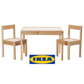 ภาพหน้าปกสินค้าIKEA LÄTT LATT โต๊ะเด็ก+เก้าอี้ 2 ตัว ซึ่งคุณอาจชอบราคาและรีวิวของสินค้านี้