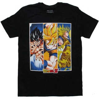 【🔥🔥】100%cotton เสื้อ ยืด ผ้า มัด ย้อม Dragonball Z Goku Super Saiyan Forms Adult T-Shirt men เสื้อ ยืด ผู้ชาย คอกลม โอ