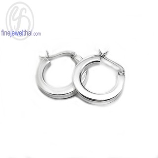 Finejewelthai ต่างหู-ต่างหูเงิน-เงินแท้ 925-ออกแบบพิเศษ-Silver-Design - E217900