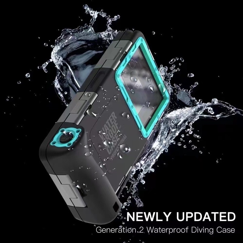 พร้อมส่ง เคสกันน้ำ SHELLBOX Gen 2แท้ Waterproof Diving Case 50 ฟุต/15ม. ...