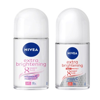 นีเวียเอ็กซ์ตร้าไบท์เทนนิ่ง โรลออน ระงับกลิ่นกาย สำหรับผู้หญิง 50 มล. NIVEA ROLL ON