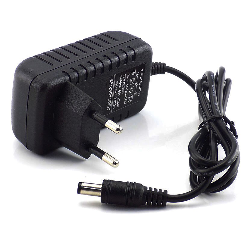 Dc 12V2A แหล่งจ่ายไฟ Adaptor 5.5 มม.AC 100-240V ถึง DC 12V 2A ...