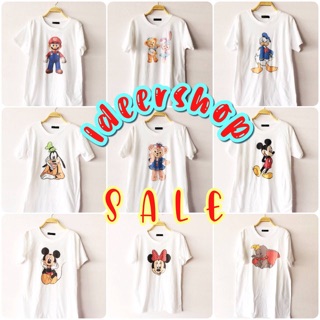 เสื้อยืด คอตตอน การ์ตูน พร้อมส่ง*