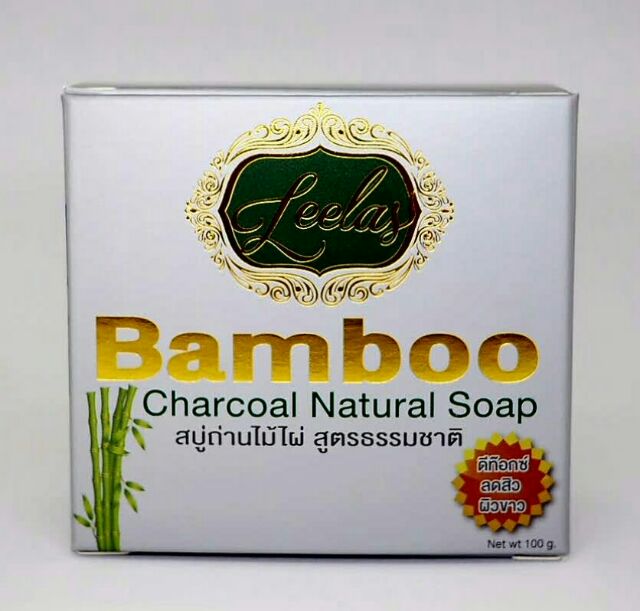 leelas-สบู่ถ่านไม้ไผ่-bamboo-charcoal-soap