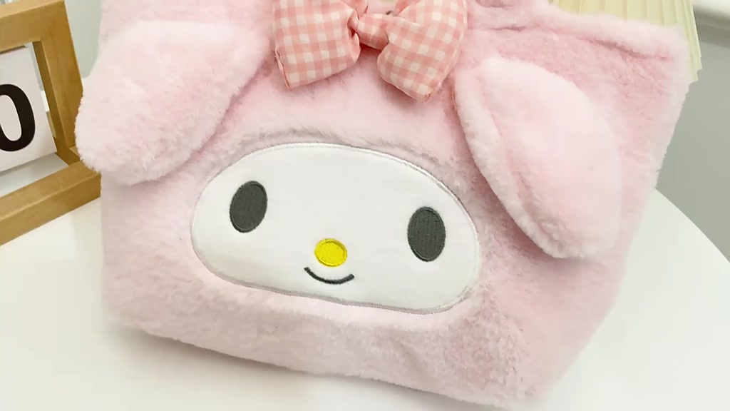 sanrio-กระเป๋าถือ-ลายตุ๊กตา-kuromi-my-melody-น่ารัก-สําหรับเด็กผู้หญิง