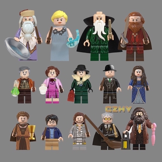 ฟิกเกอร์ตัวต่อ Harry Potter Dumbledore Snape Hagrid ขนาดเล็ก ของเล่นสําหรับเด็ก WM6059