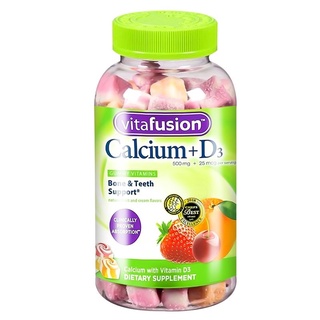พร้อมส่งที่ไทย! Calcium Gummy Vitamins for Adults 500 mg 100 Gummies สำหรับเด็กโต-ผู้ใหญ่ ของแท้ นำเข้า