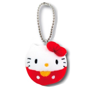 แท้ 100% จากญี่ปุ่น พวงกุญแจ ซานริโอ้ เฮลโล คิตตี้ Sanrio Hello Kitty Monster Collection Plush Doll Ball Chain