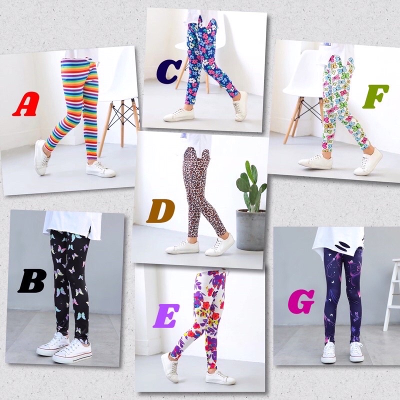 ภาพหน้าปกสินค้าเลกกิ้งเด็ก / Size 100-160 / legging เด็ก / เลคกิ้งเด็ก