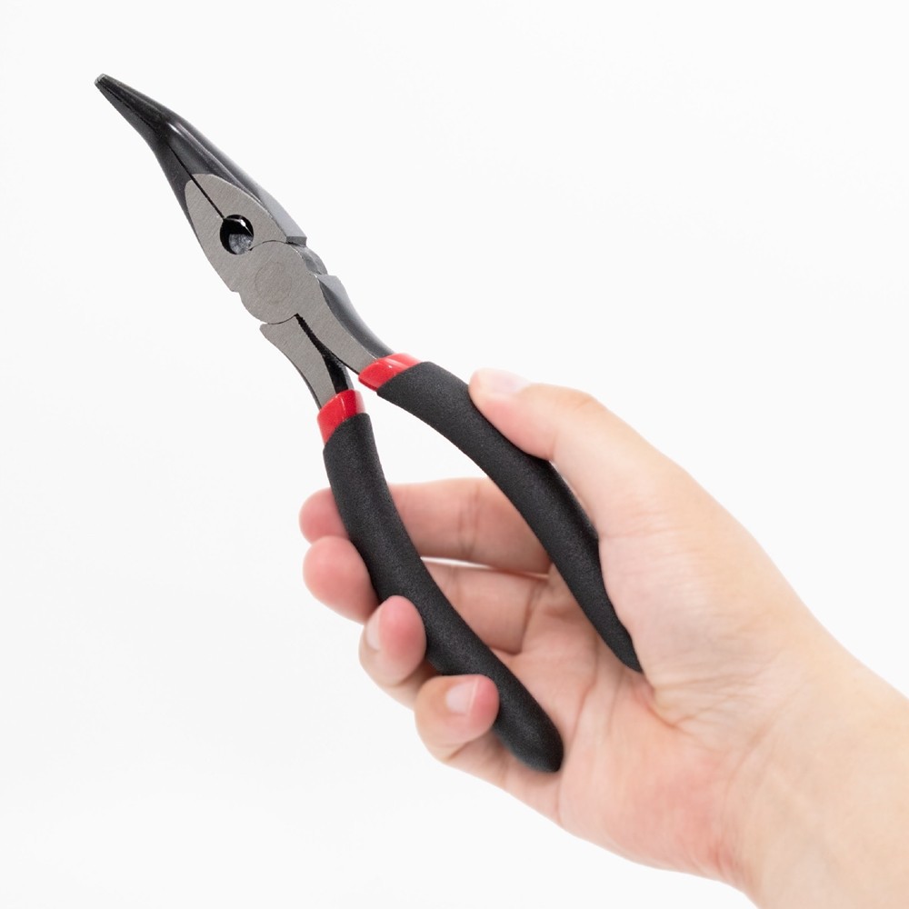 คีมปากแหลม-ชนิดมตรฐาน-ปลายตรง-ปลายงอ-45-องศา-45-bent-nose-plier-205mm-snap276