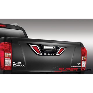  ครอบมือเปิดท้าย (Tailgate) (สีดำ) / D-MAX 2012