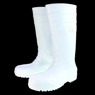 เช็ครีวิวสินค้าBUZZY BULL WHITE BOOT 38 cm รองเท้าบูท สีขาว สำหรับงานโรงงานอาหาร