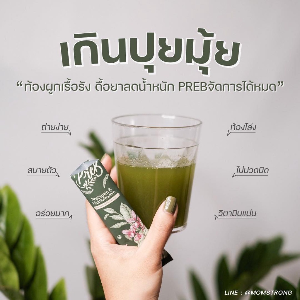 ภาพสินค้า(เจ้าของแบรนด์ขายเอง) PREB Prebiotic 100% ลดกรดไหลย้อน ท้องอึด ปรับสมดุลการขับถ่าย ปรับสมดุลลำไส้ ให้ขับถ่ายได้ดี จากร้าน momstrong บน Shopee ภาพที่ 3