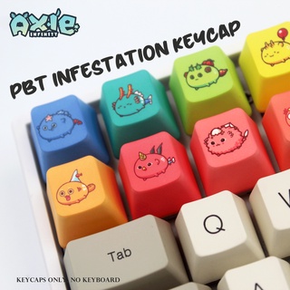 Axie Infinity Oem Profile Pbt Sublimation ปลอกกุญแจสําหรับตกแต่งบ้าน