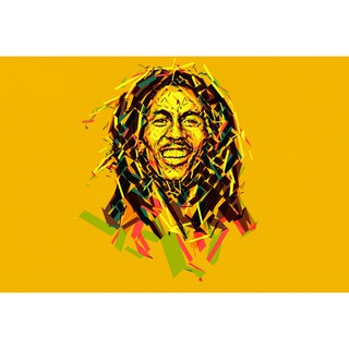 Bob Marley บ็อบ มาร์เลย์ โปสเตอร์ วอลเปเปอร์ ตกแต่งผนัง วงดนตรี Poster โปสเตอร์วินเทจ เร็กเก