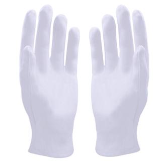 ภาพขนาดย่อของภาพหน้าปกสินค้าถุงมือ 12 คู่ผ้าฝ้าย 100% ถุงมือตรวจสอบถุงมือผ้าฝ้ายย์ถุงมือทำงานถุงมือถุงมือสีขาวถุงมือมารยาท จากร้าน tcdigital2.th บน Shopee ภาพที่ 7