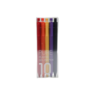 โปรโมชั่น Flash Sale : KACO ปากกาหมึกเจล Pure Mixed Colour 0.5 mm. 10 Pcs