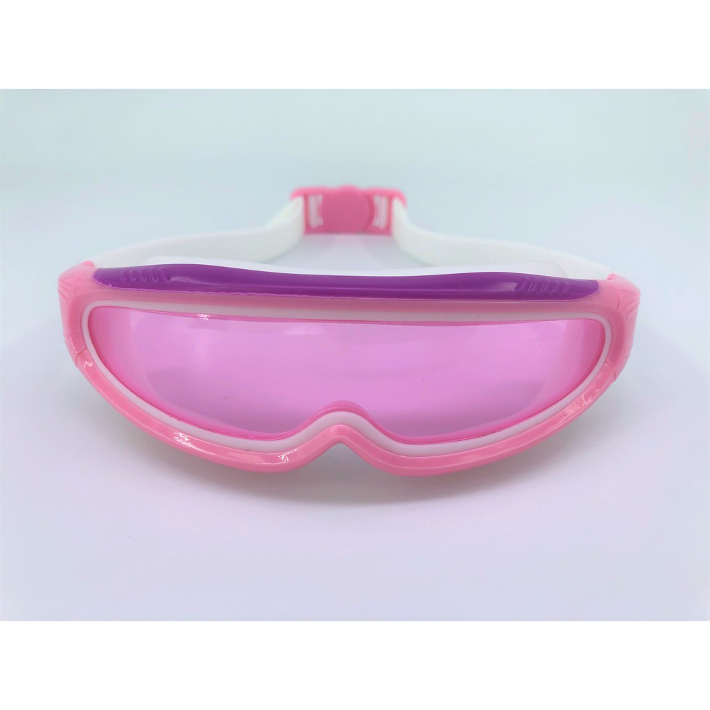 ภาพหน้าปกสินค้าKD : แว่นตาว่ายน้ำ โรบอท สีชมพู pink cobots goggle clear lens with back buckle จากร้าน keedthailand บน Shopee