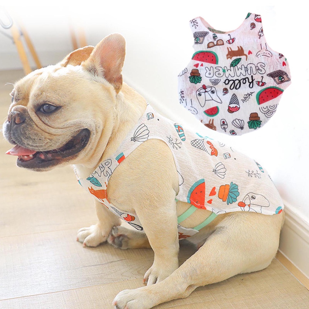 เสื้อกั๊ก-พิมพ์ลายการ์ตูนสุนัขบูลด็อกน่ารัก-ระบายอากาศ-ฤดูร้อน-แบบบาง-สําหรับสัตว์เลี้ยง-สุนัขบูลด็อก