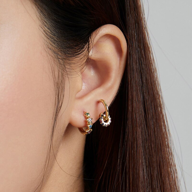 bamoer-1-piece-sterling-silver-925-earrings-golden-series-hypoallergenic-fashion-jewelry-for-women-amp-girls-gifts-sce1148