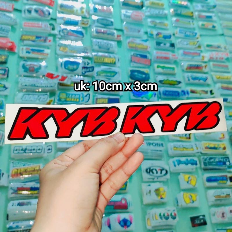 สติกเกอร์-พิมพ์ลาย-kyb-สีแดง