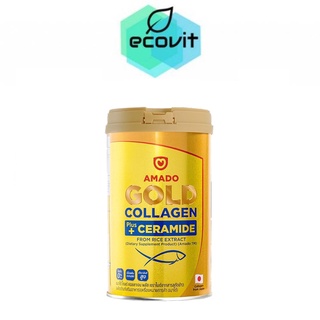 Amado Gold Collagen Plus Ceramide อมาโด้ โกลด์ คอลลาเจน พลัส เซราไมด์ [150 กรัม]