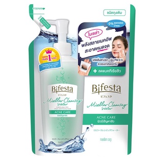 Bifesta คลีนซิ่ง โลชั่น แอคเน่ แคร์ Acne Care 500 ml ถุงเติม