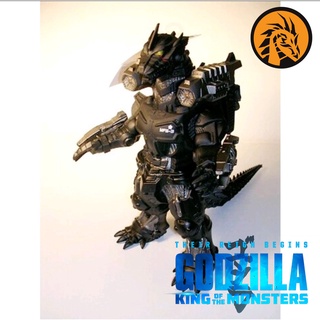 🔥พร้อมส่ง🔥โมเดล เมก้าก็อตซิลล่า MechaGodzilla รุ่นมีปืนที่ไหล่ สีดำ ขนาด 23.5 ซม. เกรดพรีเมี่ยม ตัวใหญ่ สมจริง สวยสุดๆ❤