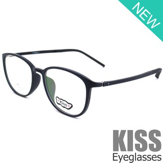 Korea แว่นตาแฟชั่น รุ่น KISS DS 9002 C-12 วัสดุ Plastic เบาและยืดหยุนได้(สำหรับตัดเลนส์)