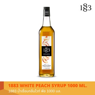 1883 น้ำเชื่อมกลิ่นไวท์พีช 1000 มล.(1883 WHITE PEACH SYRUP 1000 ml.)