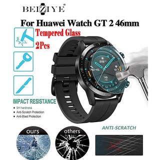 2 ชิ้น ฟิล์มกันรอยหน้าจอสำหรับ Huawei Watch GT 2 46mm