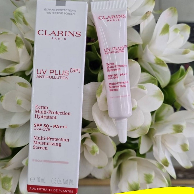 clarins-uv-plus-anti-pollution-spf50-pa-multi-protection-moisturizing-screen-10ml-translucent-ครีมกันแดดอันดับหนึ่ง